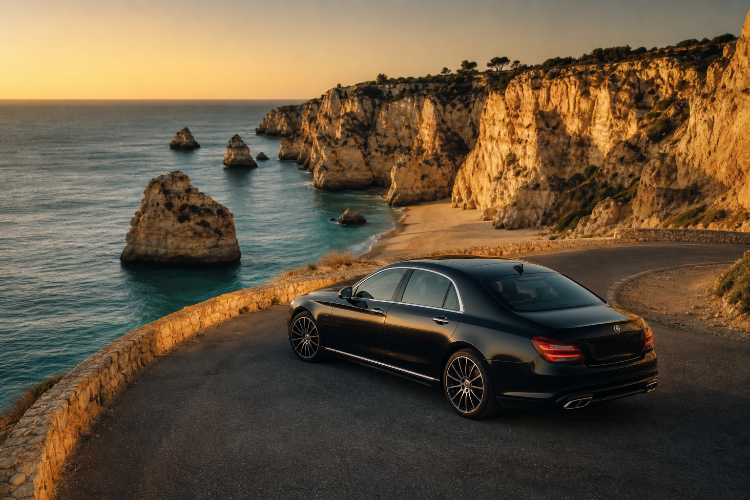 Luxury chauffeur service on the Algarve coast, Portugal